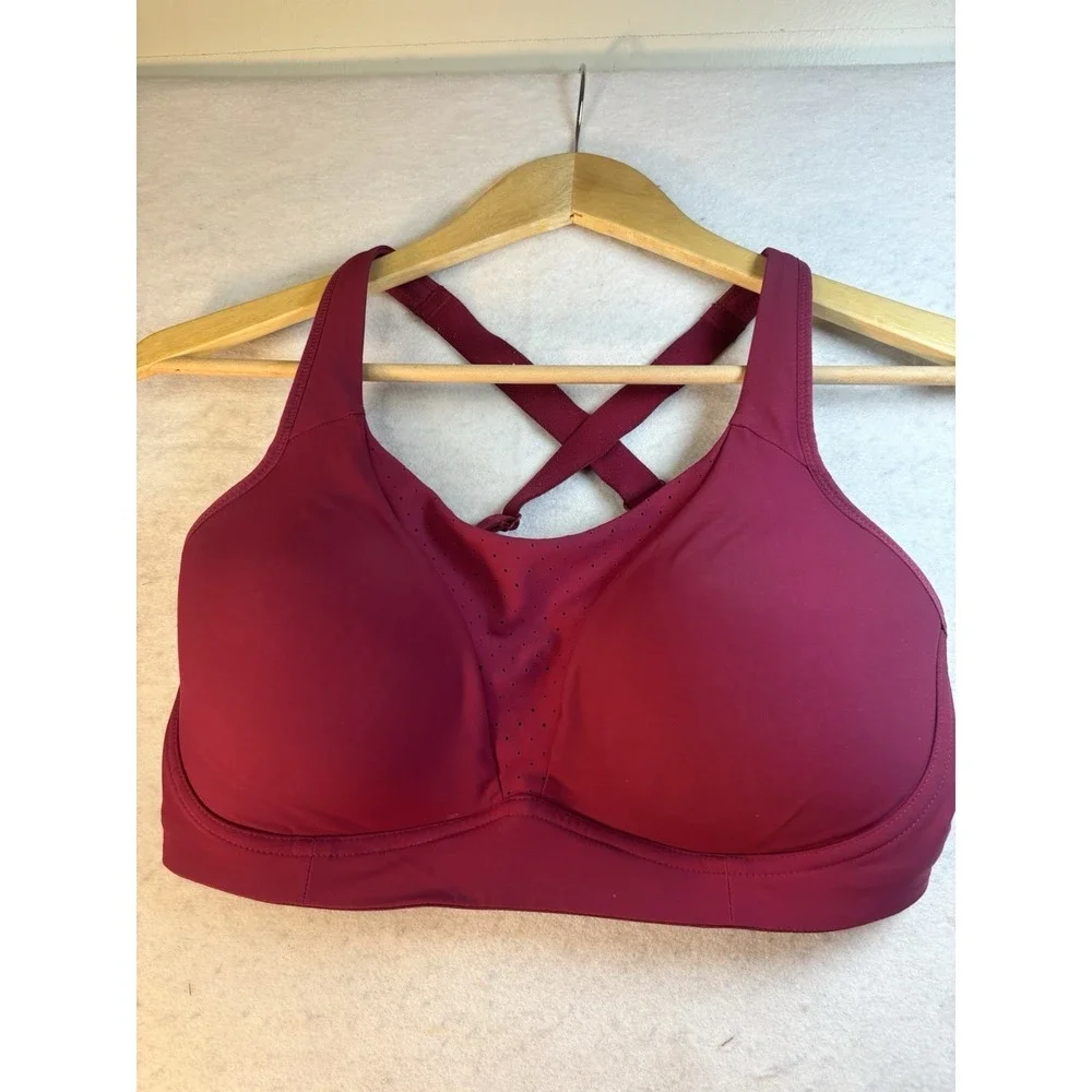 Lululemon Sport Bra Women 36DD Air Support Cross Back Run‎ Jog Core Go
